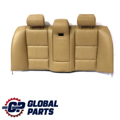 BMW 5 Series E60 Interior Rear Seat Backrest Couch Cover Beige Leather - Image 1 of 4