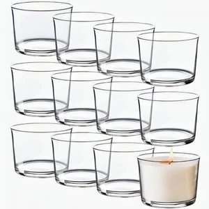 Teelichtgläser Set Kerzengläser Glas Transparent 6/12 STK 150 ml Tischdeko Kerze - Bild 1 von 11