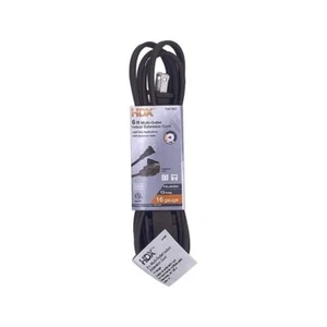 Light-Duty Indoor Extension Cord, Multi-Outlet Power Strip, Brown - Picture 1 of 5