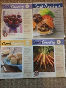 Lot of 8 Cook's Country Cooking Magazines Recipes 2008 2017 4 not dated - Picture 1 of 2