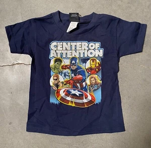 Avengers Youth T-Shirt size 5T Kids Captain America Iron Man Incredible Hulk new - Picture 1 of 1