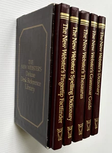 The New Webster's Desk Reference (1987 Hardcover) 5 Volumes - Imagen 1 de 24