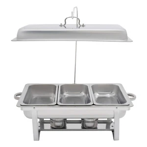 Stainless Steel Chafing Dish Chafing Dish Buffet Warmer Buffet Server and Warmer - Picture 1 of 9