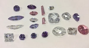 Cubic Zirconia Loose Stone Gem Very LARGE shape crystal PREMIUM centre jewel - Picture 1 of 17