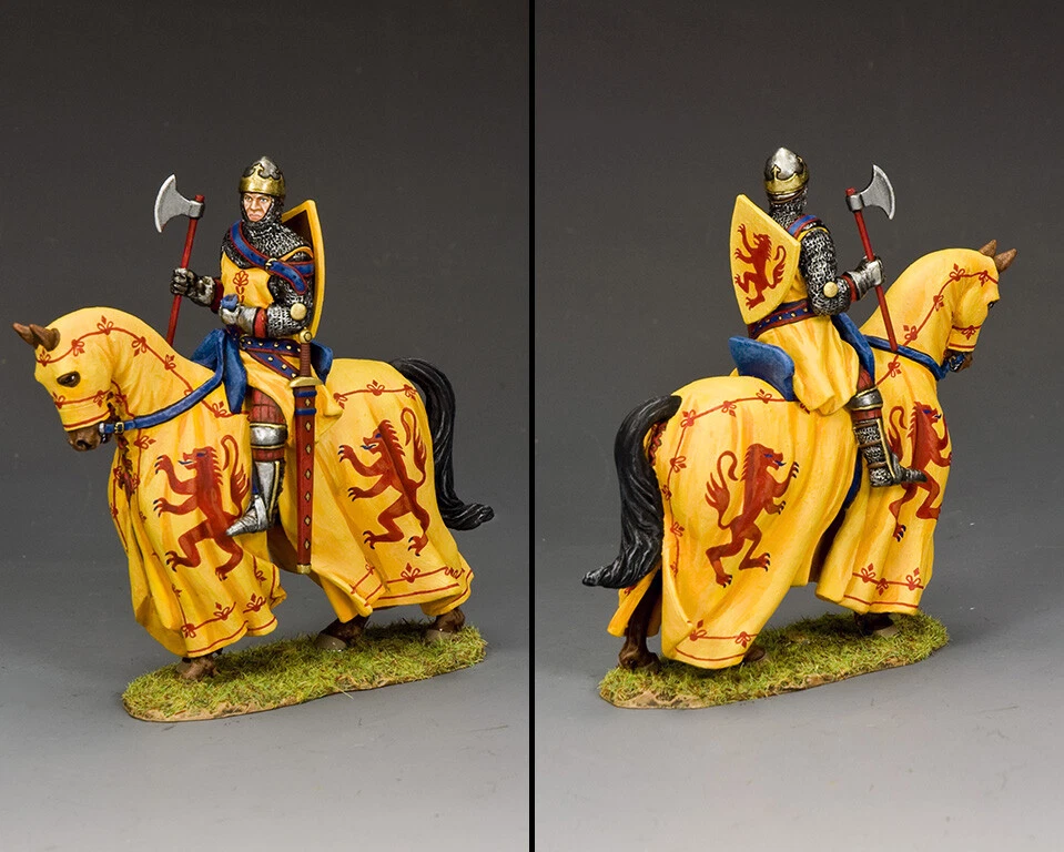 KING & COUNTRY CABALLEROS MEDIEVALES Y SARRACENOS MK200 ROBERT THE BRUCE MONTADO SIN USAR, EN CAJA Foto 1 de 1