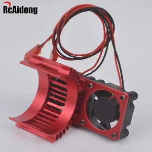 1/10 Motor Kühlkörper & Dual Twin Lüfter für Traxxas Slash 4x4 RC Buggy Teile - Bild 1 von 13