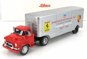 1/43 SCHUCO - GMC - TRUCK CAR TRANSPORTER TEAM JOHN EDGARD ENTERPRISES 450913400 - Foto 1 di 1