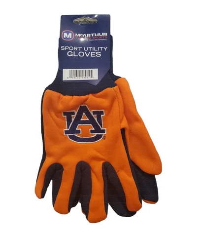 Auburn Tigers Utility Sport Gloves One Size Licensed NCAA Wear Cover