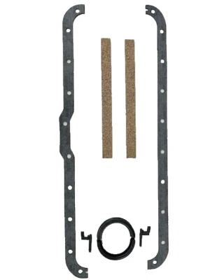 1951-1959 Plymouth 6 Cylinder Oil Pan Gasket & Rear Main Seal Package Kit. - Image 1 of 4