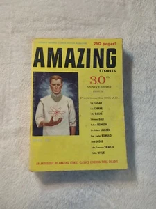 Amazing Stories Magazine April, 1956 30th Anniversary Issue Vol. 30 No.4 - Picture 1 of 4
