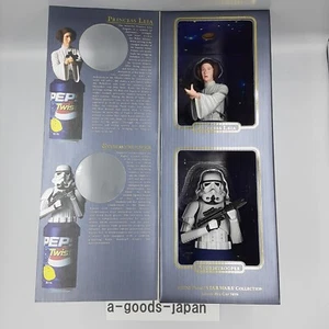 PEPSI TWIST Star Wars III Novelty Sound Big Cap Set 3 PRINCESS LEIA STORMTROOPE - Picture 1 of 9