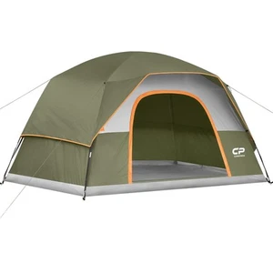 Tent-6-Person-Camping-Tents, Waterproof Windproof Family Dome Tent with Top R... - Picture 1 of 8