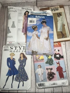 Bundle of Vintage Sewing Patterns. Butterick Simplicity Unchecked - Picture 1 of 9