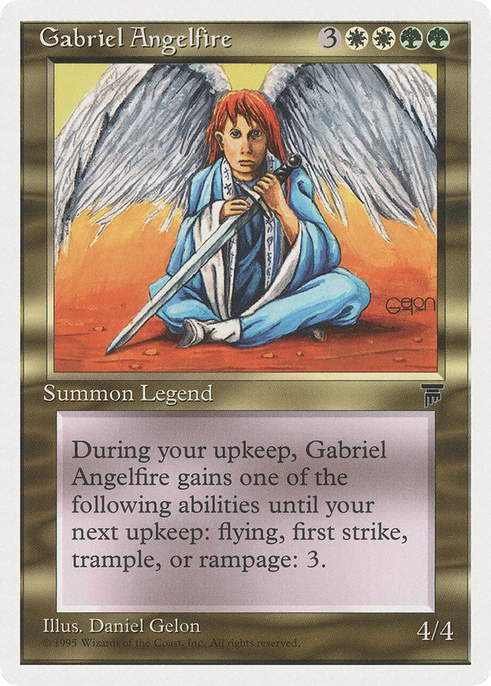 Gabriel Angelfire (REGULAR) x1 - MTG Chronicles CHR #76 - Image 1 of 1