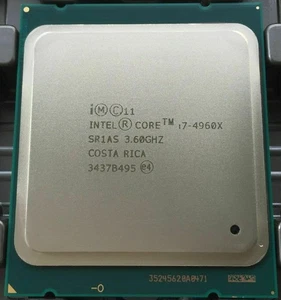 Intel Core Extreme i7-4960X 3.6GHz SR1AS CPU LGA2011 3600 MHz Six Core Processor - Picture 1 of 2