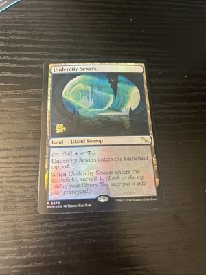 Undercity Sewers 2024 Murders at Karlov Manor Foil Rare Land Card - Image 1 of 2