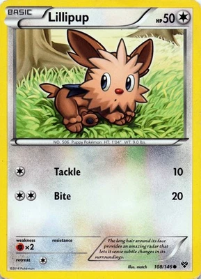 Lillipup 108/146 XY Base Set  - LP - Image 1 of 2