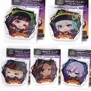 Disney Twisted Wonderland Halloween Keychain LILIA SILVER JAMIL EPEL ROOK - Picture 1 of 6