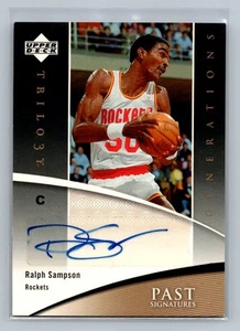2006-07 Upper Deck Trilogy #PS-RS Ralph Sampson Generations Past Signatures - Picture 1 of 2