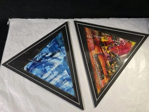 ATELIER PAVLICEK 2 Original Mixed Media Paintings Signed - Picture 1 of 7