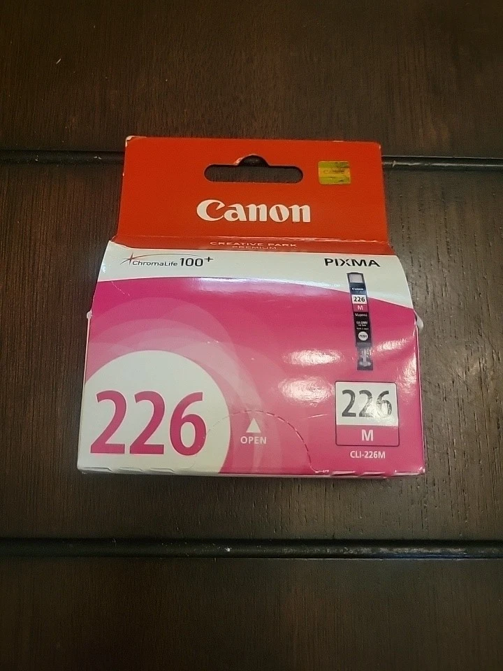 CLI-226 Ink Cartridges-  1 Tank Magenta Genuine Canon Pixma Chromalife 100+ - Imagem 1 de 1