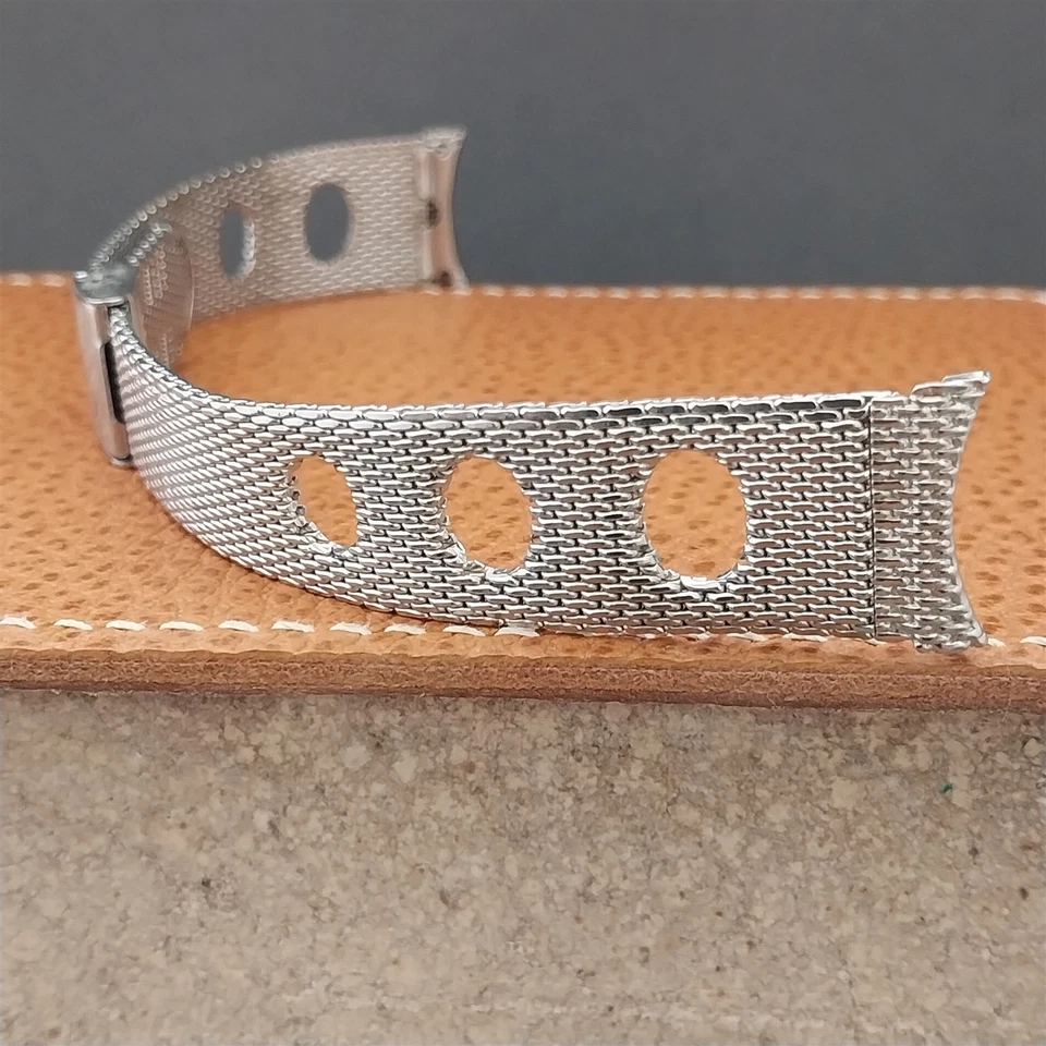 Сетка для винтажных часов Duchess Rally из нержавеющей стали 19 мм новый из старых запасов - Изображение 1 из 4