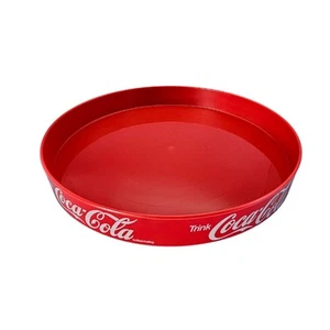 Coca Cola Serviertablett Kellnertablett Rund Bier Tablett Bier rot Ø29cm Gastro - Bild 1 von 1