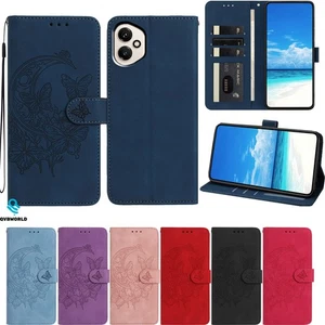Case for Huawei P50 Honor 400 Pro 400 Lite 400 Embossed Wallet Case Phone Cover - Picture 1 of 17