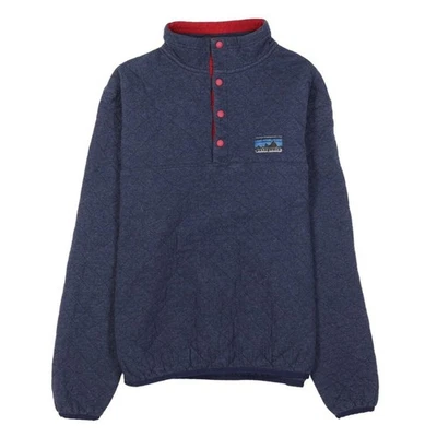 Pullover Patagonia Para Hombre Azul Diamante Acolchado Frontal A Presión 40 Aniversario Pequeño Foto 1 de 4