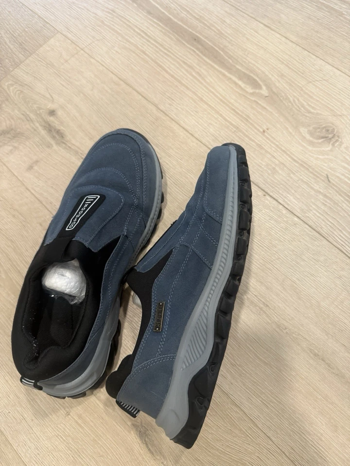 Sapato Slip On Masculino Externo, Azul Tamanho 41 Impermeável - Imagem 1 de 1