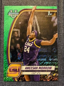 Aneesah Morrow 2025 Bowman Chrome Basketball Green Shimmer - Picture 1 of 2
