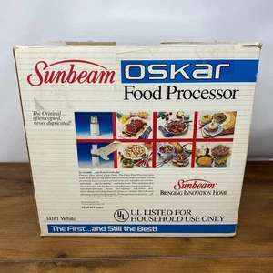 Sunbeam Oskar 14181 Küchenmaschine komplett mit Originalkarton getestet und funktionsfähig - Bild 1 von 24