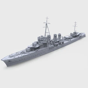 SSMODEL 1/700 Model Kit Bourrasque-Class, French Destroyer Bourrasque, 1939 - Bild 1 von 3