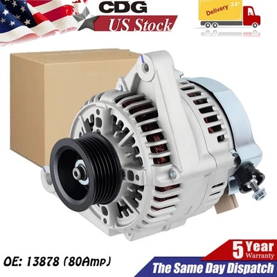 Alternator For Toyota Matrix Corolla L4 1.8L 13878 2003 2004 2005 2006 2007 2008 - Imagem 1 de 4