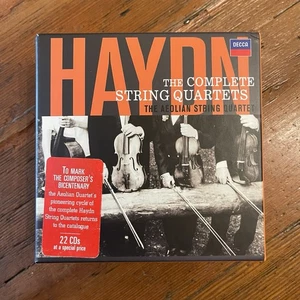 Haydn Complete String Quartets Aeolian String Quartet 22-Disc CD Box Set UK Imp - Bild 1 von 9