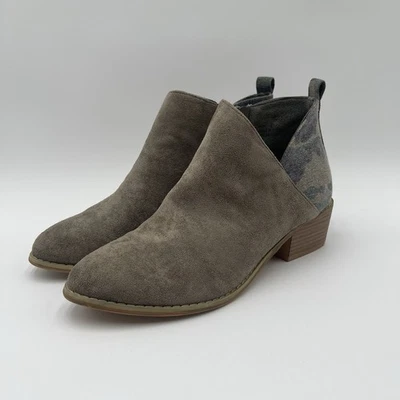 Botines Boutique by Corky’s Port camuflados para mujer talla 9 tacón bajo bloque Foto 1 de 4