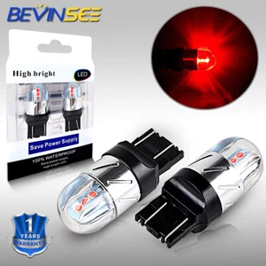 7440 7443 Bombillas LED rojas señal de giro luz de freno de respaldo para Toyota 4Runner Camry - Imagen 1 de 10