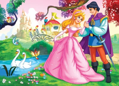 Eurographics Cinderella 100 Piece Jigsaw Puzzle - Image 1 of 2