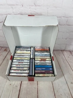 Cassette Tape Bulk Old School Country- Ft. George Strait, Elton John, Reba etc. Foto 1 de 4