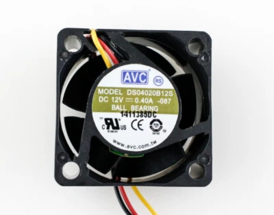 AVC 12V 0.40A DS04020B12S PC-Server Cooling Fan, 3 wire connector, Fast Shipping - Image 1 of 4