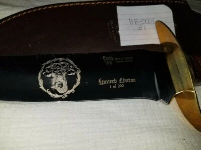 Hen & Rooster Vintage HR-5001 14.75" Smooth Stag Bowie Special Edition - Image 1 of 3