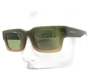 Gafas de sol Giorgio Armani AR 8184U 5982/14 lentes de vidrio marrón a verde con estuche - Imagen 1 de 10