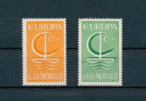 Monaco 639-40 MNH, Symbolic Sailboat, 1966 - Picture 1 of 1