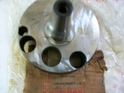 NOS Kawasaki 13037-060  CRANKSHAFT LH 1974 1975 1976 KX250 KX250A - Image 1 of 3