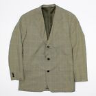 J CREW Plaid Cotton Casual Blazer Size 40R Green SAFARI Sportscoat Vintage USA