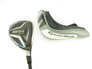 TaylorMade Sim Max Rescue #4 Hybrid 22 degree with Graphite Stiff +Headcover - Picture 1 of 5