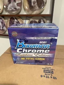 2021 Topps Bowman Chrome Sapphire Edition Box Sealed - IN HAND - Bild 1 von 4