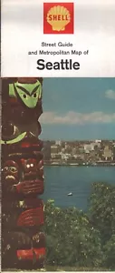 1967 Shell Road Map: Seattle NOS - Picture 1 of 1