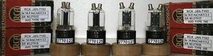 JAN-7193 CV6 RCA / 6J5 Half 6SN7GT DET20 Made in U.S.A Tested on AVO 160 1MQ - Picture 1 of 7