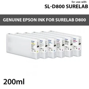 EPSON ORIGINAL TINTE SURELAB D800 ORIGINAL PATRONEN 200ML - Bild 1 von 13